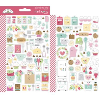 Doodlebug Made With Love - Mini Icons Sticker